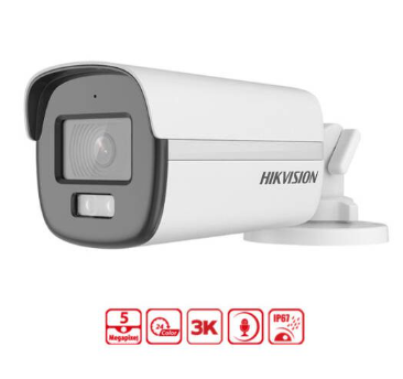 Camera HDTVI có màu ban đêm 5MP HIKVISION DS-2CE12KF0T-FS