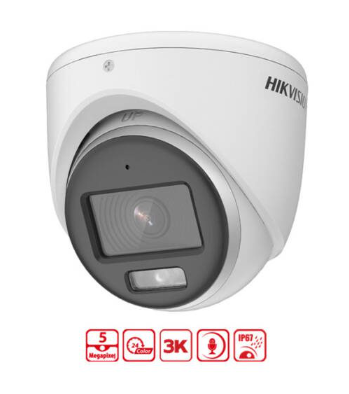 Camera HDTVI có màu ban đêm 5MP HIKVISION DS-2CE70KF0T-MFS